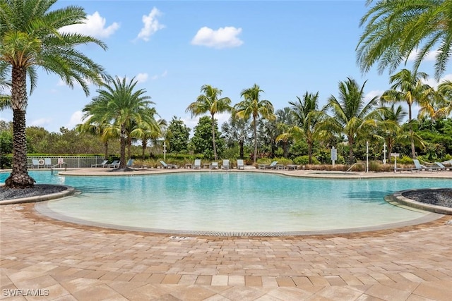 view of community pool