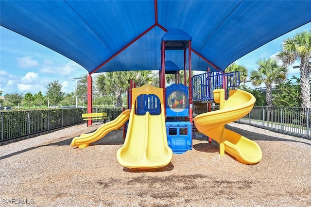 view of jungle gym