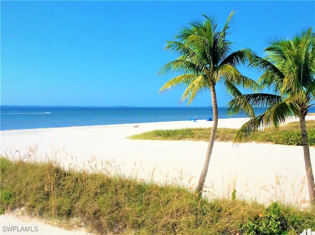 water view with a beach view