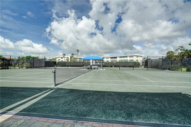 view of sport court