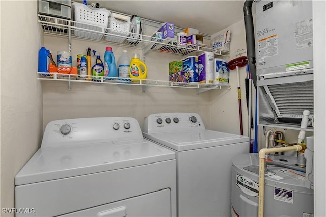 laundry area featuring washer and clothes dryer