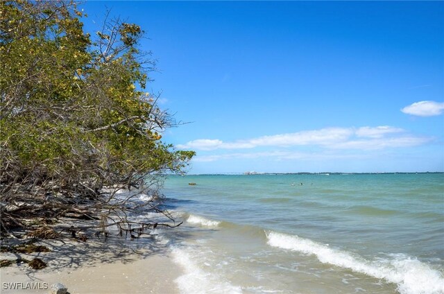 water view with a beach view