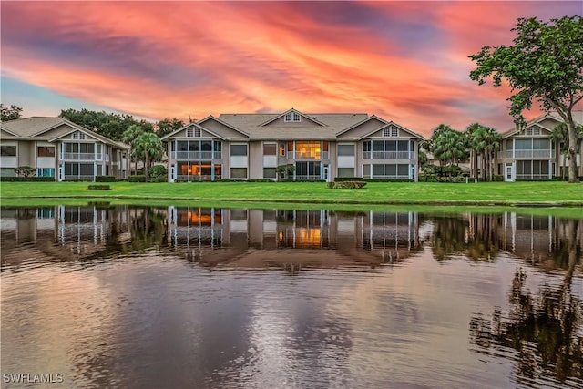 property view of water