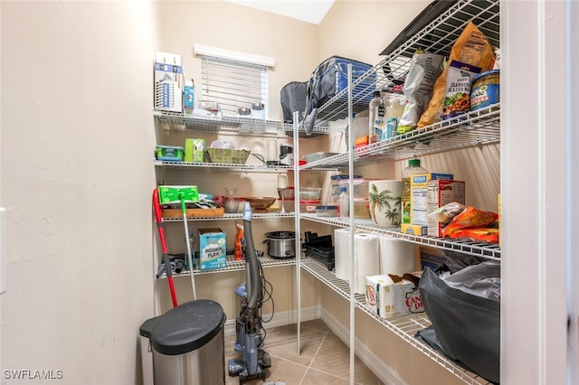 view of storage area
