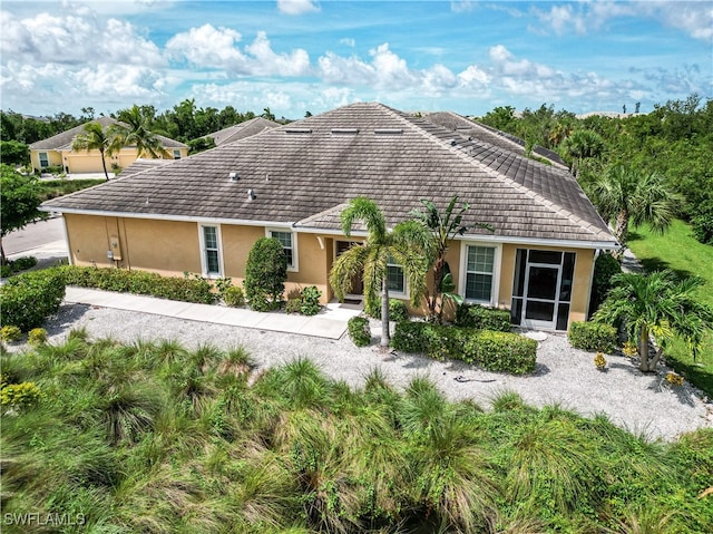 view of ranch-style home