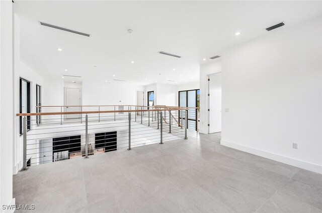 view of unfurnished living room