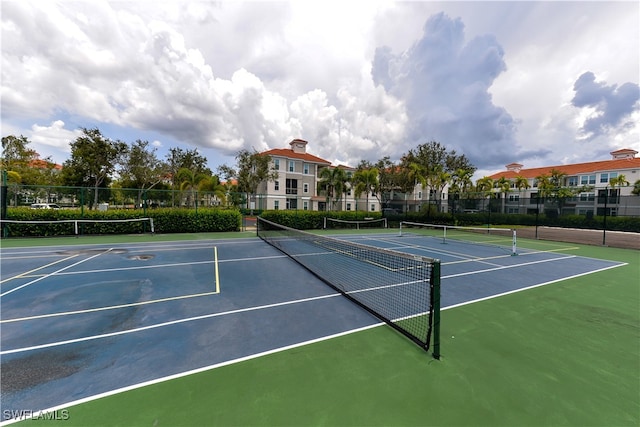 view of sport court