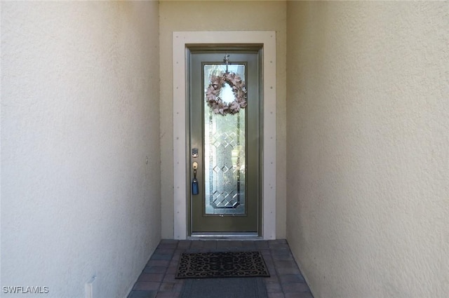 view of entrance to property