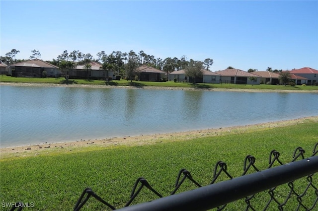 view of water feature