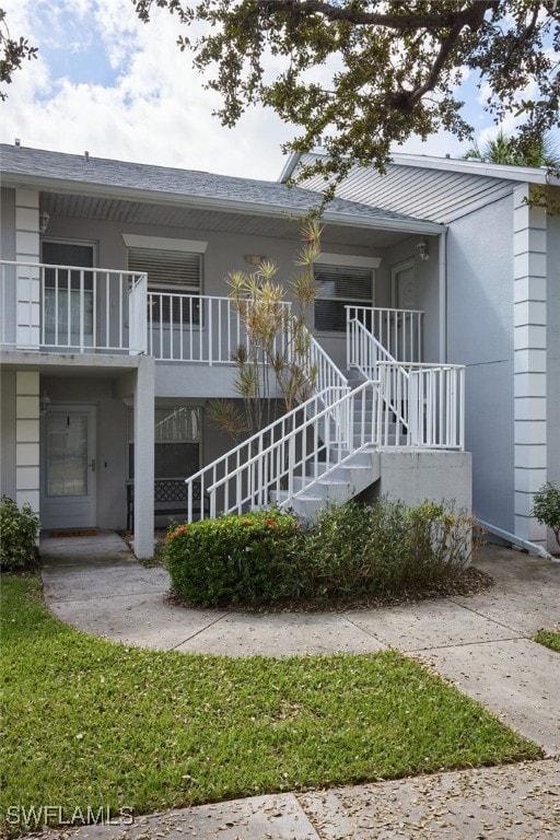 view of rear view of property