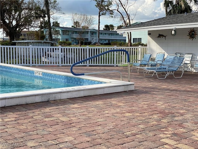 view of pool