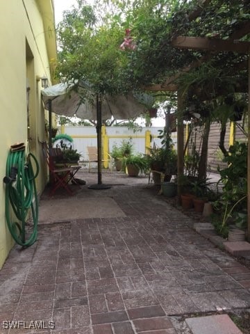 view of patio