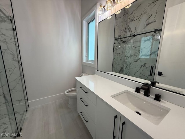 788 9th St SW, Naples, FL 34117 - full bathroom featuring a marble finish shower and vanity