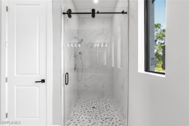 1220 Edison Ave, Lehigh Acres, FL 33972 - bathroom with a marble finish shower