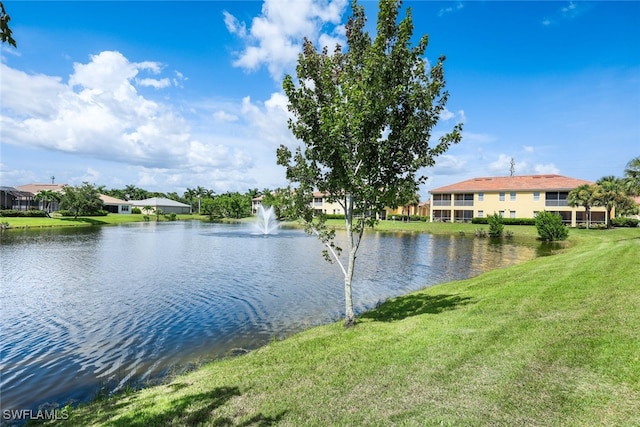 property view of water