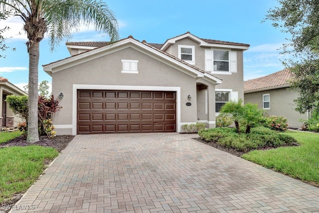 front facade featuring a garage