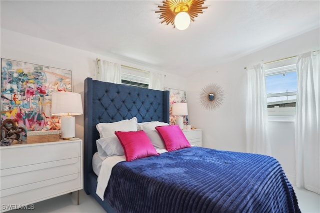 bedroom with carpet floors