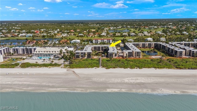 1401 Middle Gulf Dr Unit 301N, Sanibel, FL 33957 - bird's eye view with a water view