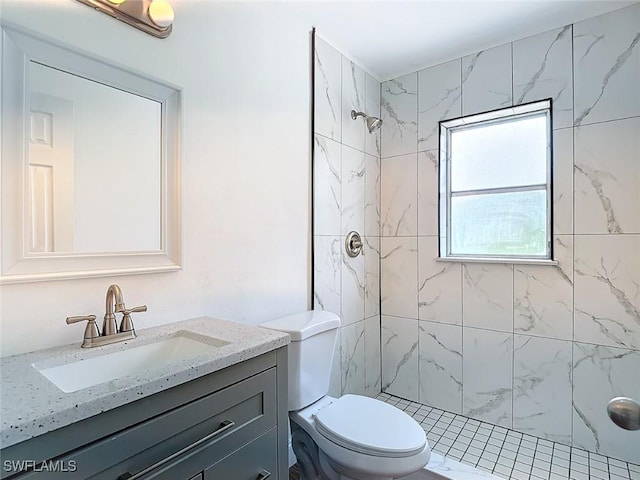 94 E N Shore Ave, North Fort Myers, FL 33917 - full bath featuring a marble finish shower and vanity
