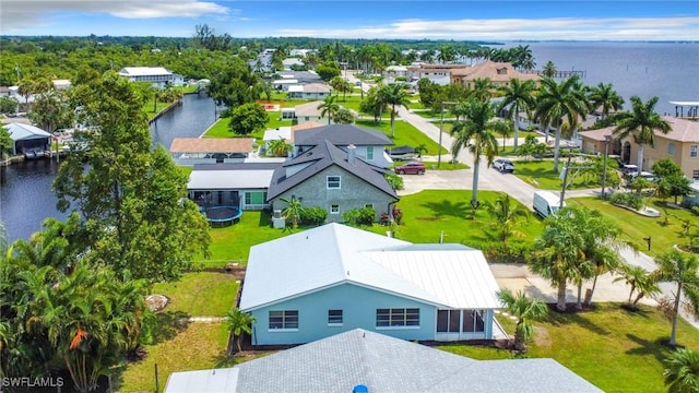 94 E N Shore Ave, North Fort Myers, FL 33917 - aerial view of residential area with a nearby body of water
