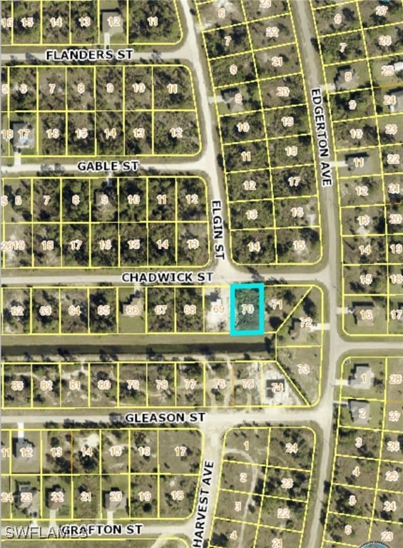 1058 Chadwick Ave, Lehigh Acres FL, 33974 land for sale