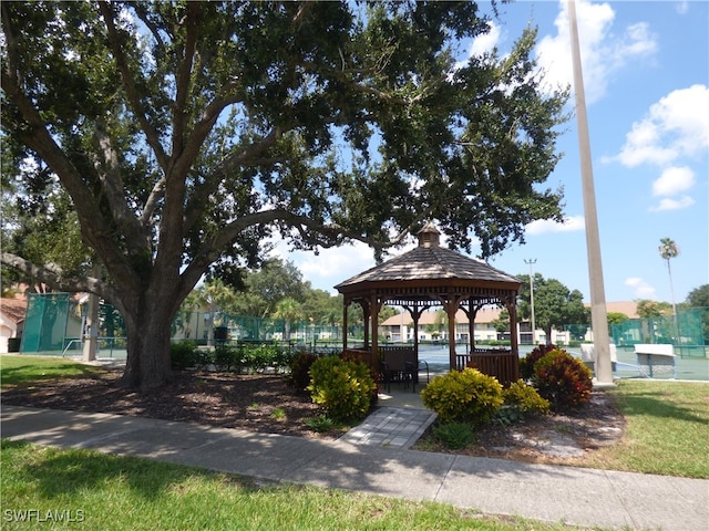 surrounding community featuring a gazebo