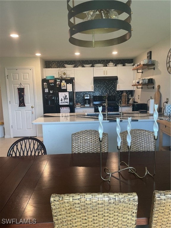 view of dining room