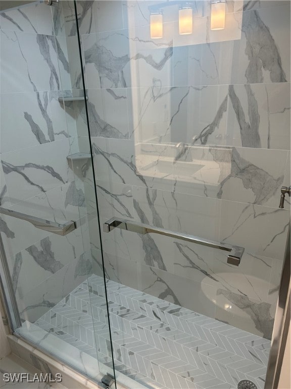 222 Harbour Dr Unit 114, Naples, FL 34103 - bathroom with walk in shower