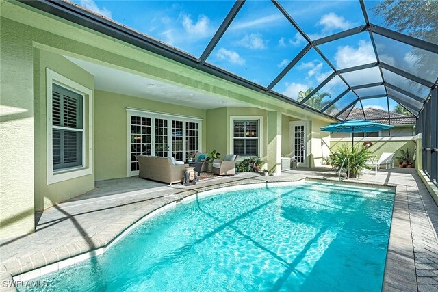 pool featuring a patio