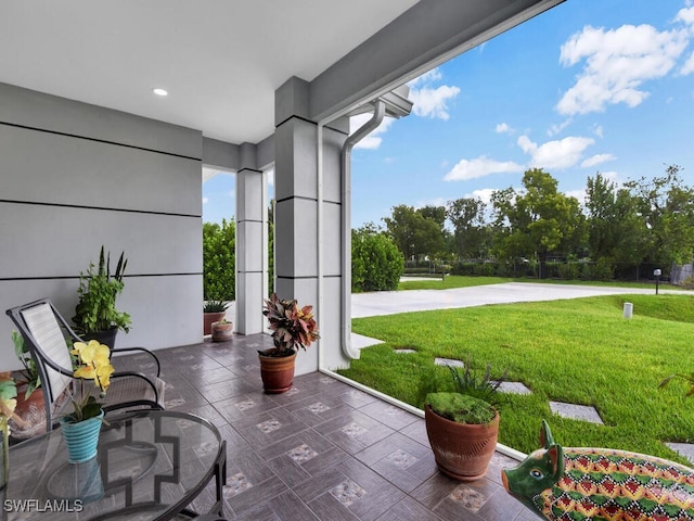 view of patio