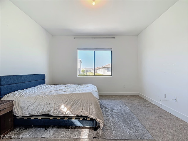 bedroom with baseboards