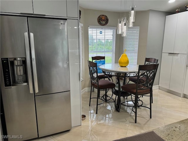 view of dining room