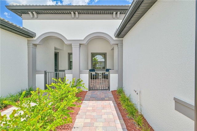 view of entrance to property