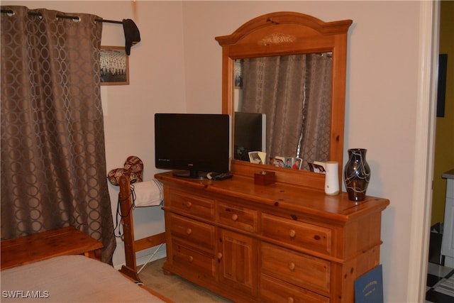 view of tiled bedroom