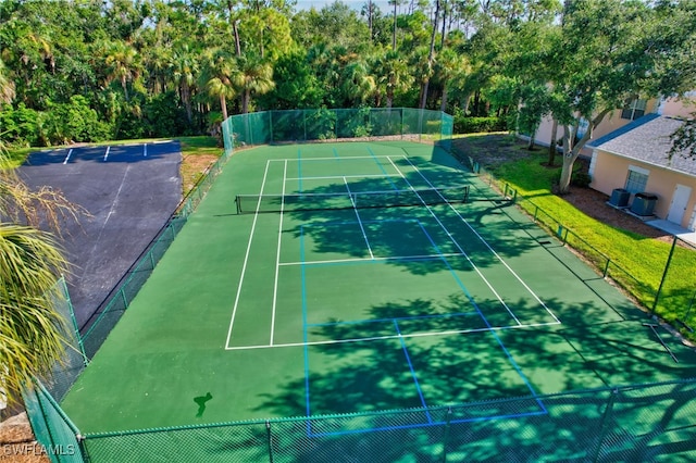 view of tennis court