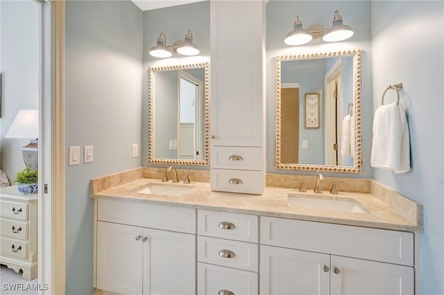 737 Wiggins Lake Dr Unit 201, Naples, FL 34110 - full bathroom featuring double vanity