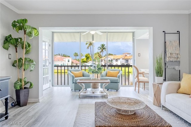 interior space featuring a wealth of natural light