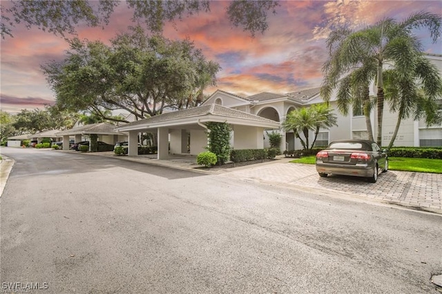 view of front of home