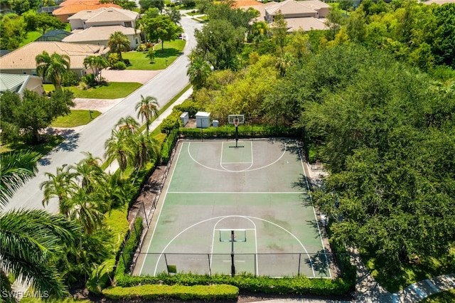 view of sport court