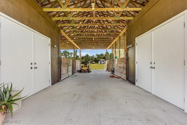 view of patio / terrace featuring an outbuilding and an exterior structure