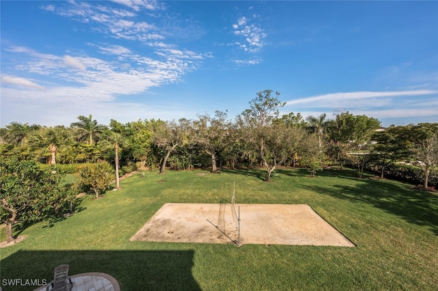 view of yard with a patio