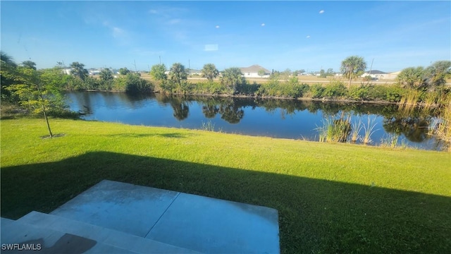 property view of water