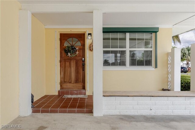 view of property entrance