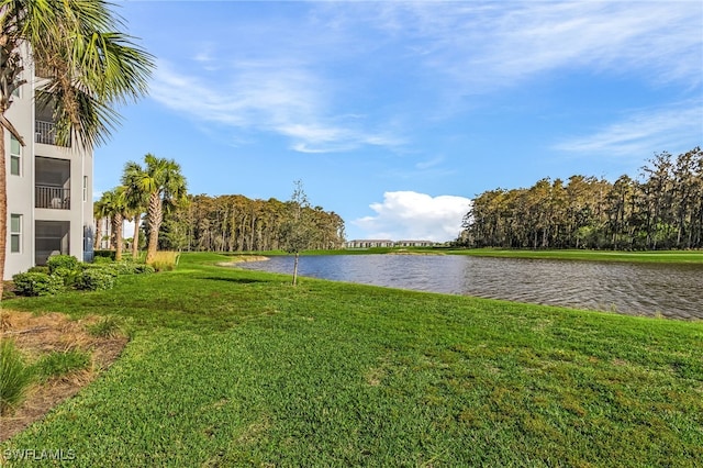 property view of water