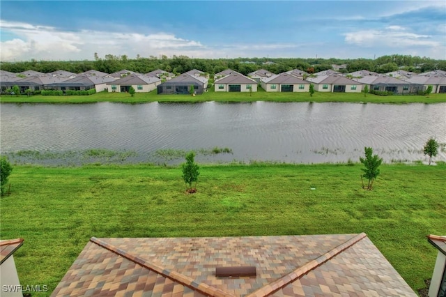 view of water feature