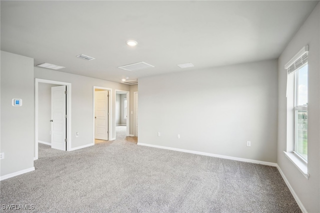 empty room with carpet floors