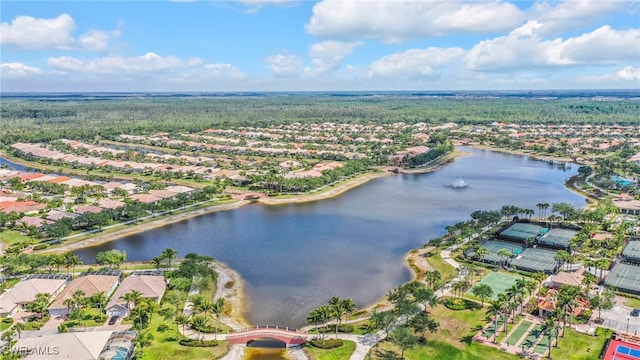 7622 Novara Ct, Naples, FL 34114 - aerial view of residential area with a nearby body of water