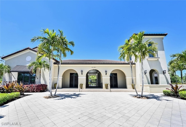 view of mediterranean / spanish home