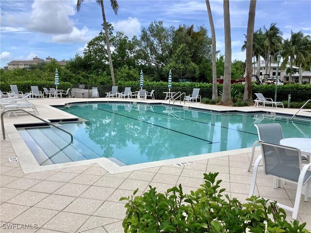 view of pool