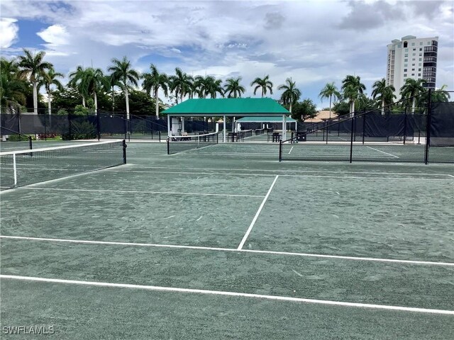 view of sport court